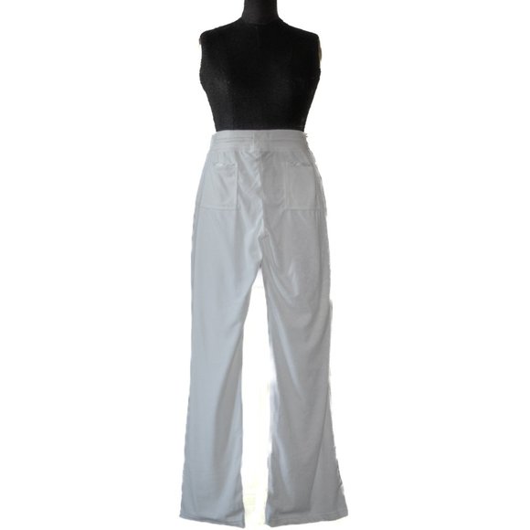 NWT BCBG MAXAZRIA Branded Logo White Pants XL - Picture 3 of 7